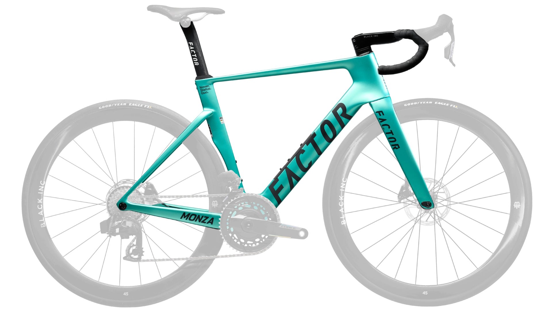 FACTOR MONZA STEEL GREEN FRAME 54CM