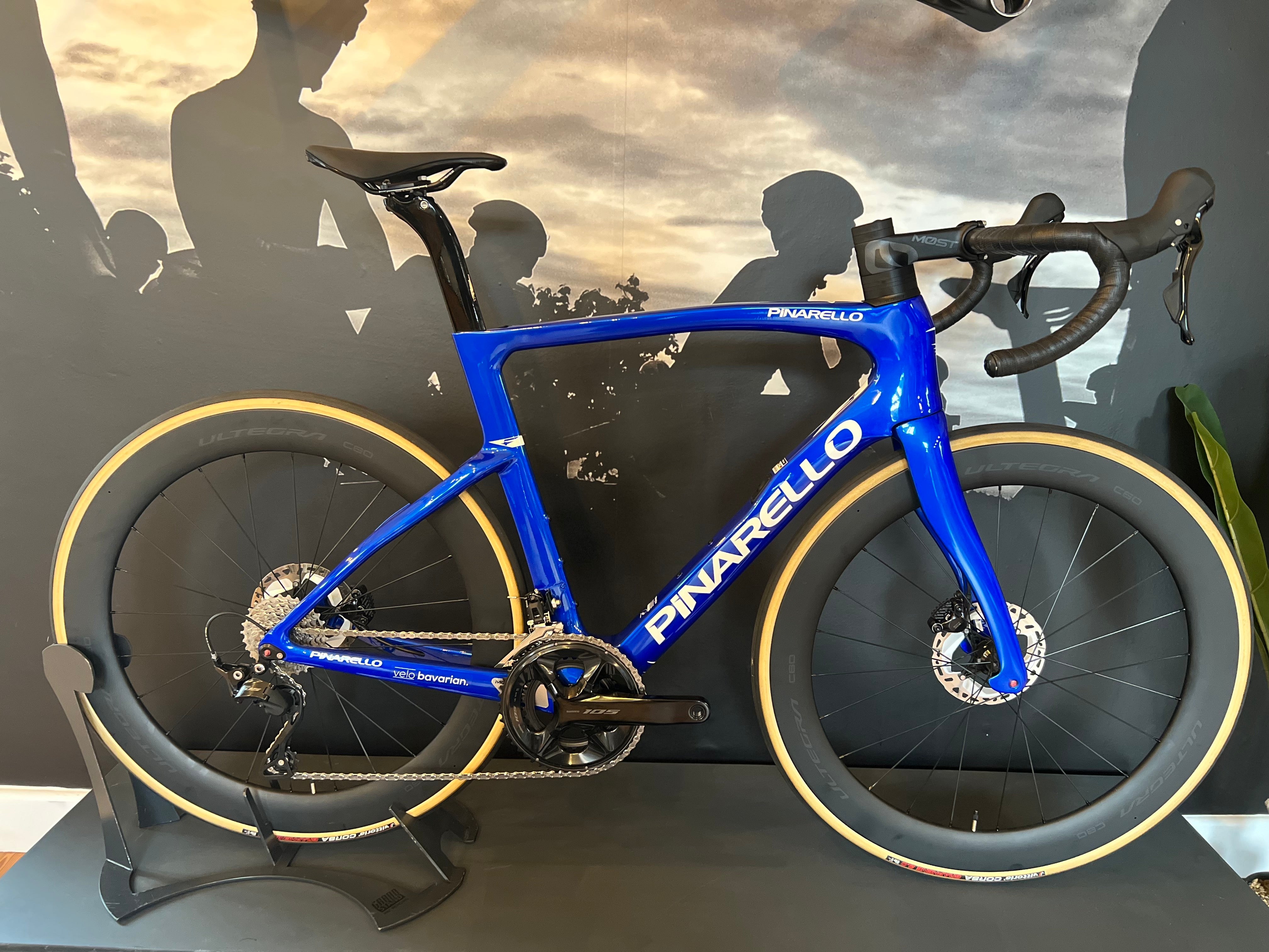 2025 Pinarello F1 105 Formula Blue Velo Bavarian